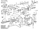 Bosch 0 601 182 041 Percussion Drill 110 V / GB Spare Parts